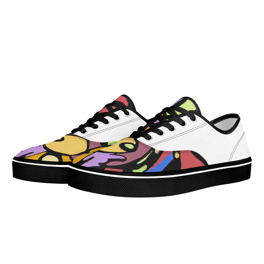 Original & Outstanding Stylin’ Skate Shoes With Customized Tongue - Black