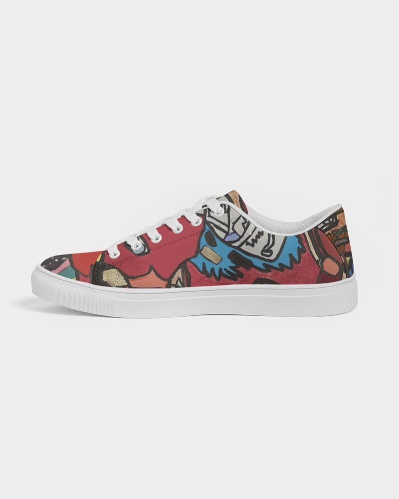 Luke Johnson Designs Women's Faux-Leather Sneaker
