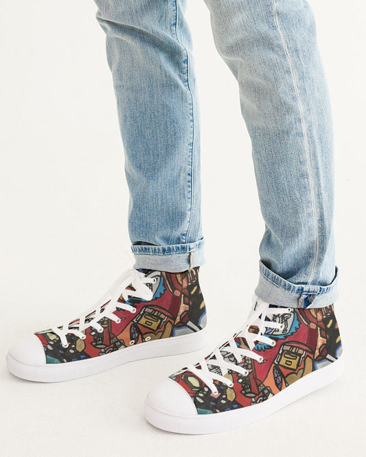 LJD Outer Limits Men's Hightop Canvas Shoes