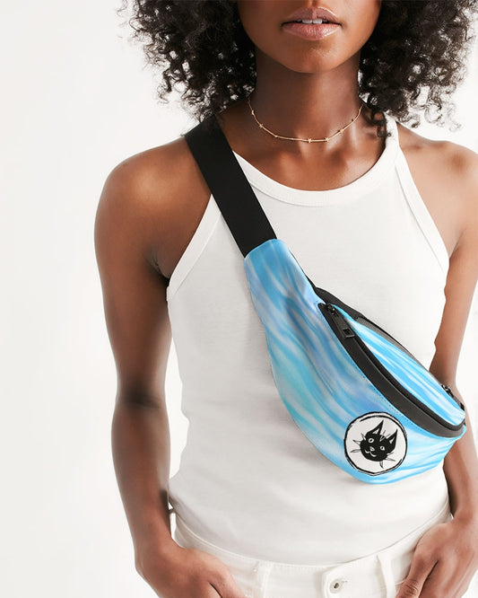 cats, autism, autism business, art, original design, crossbody handbag, sustainably sourced, SammieTheCat™, Laguna Beach, art apparel