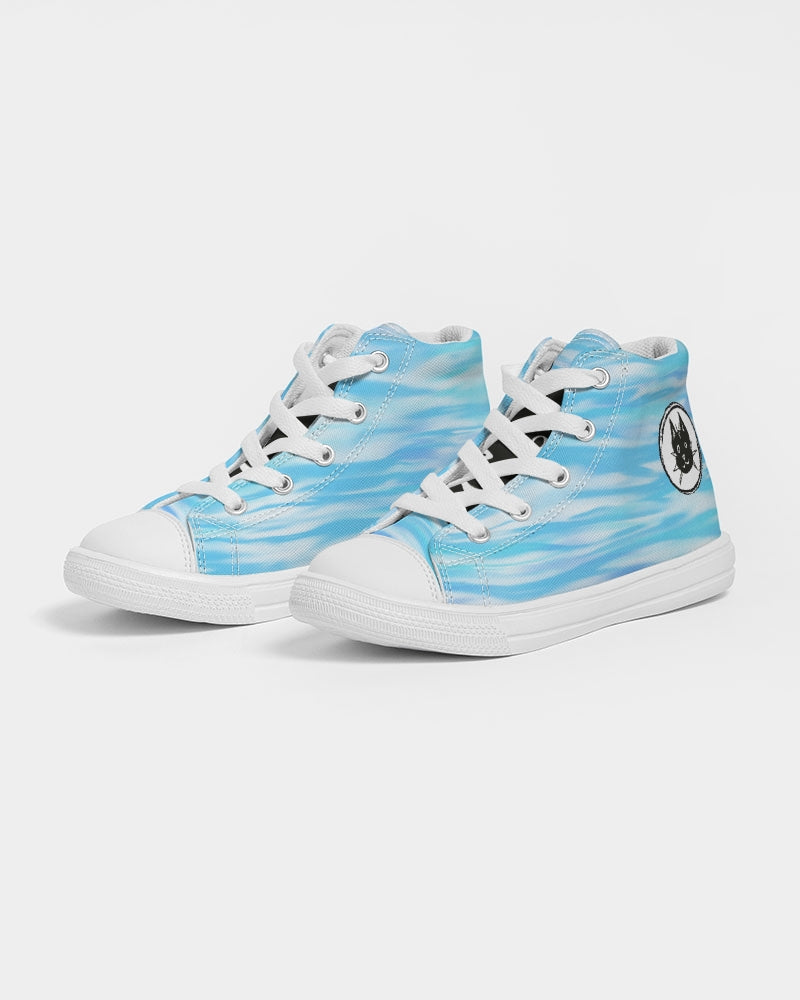 cats, Laguna Beach, high top sneakers, kids high top sneakers, kicks, custom kicks, art, original design, autism, autism business, neurodiversity, sustainably sourced, art apparel, sneakers