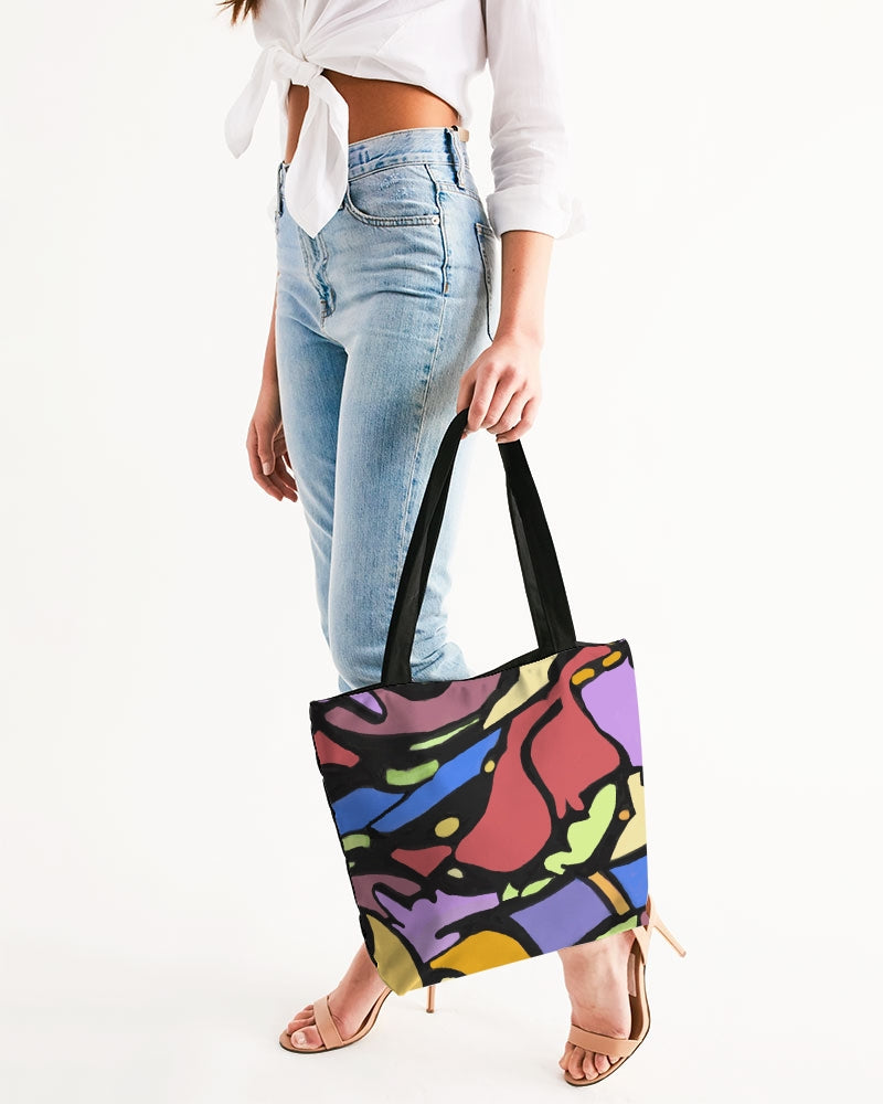 Laguna Beach Original Art Zip Tote Bag – NeuroVibe Coaching