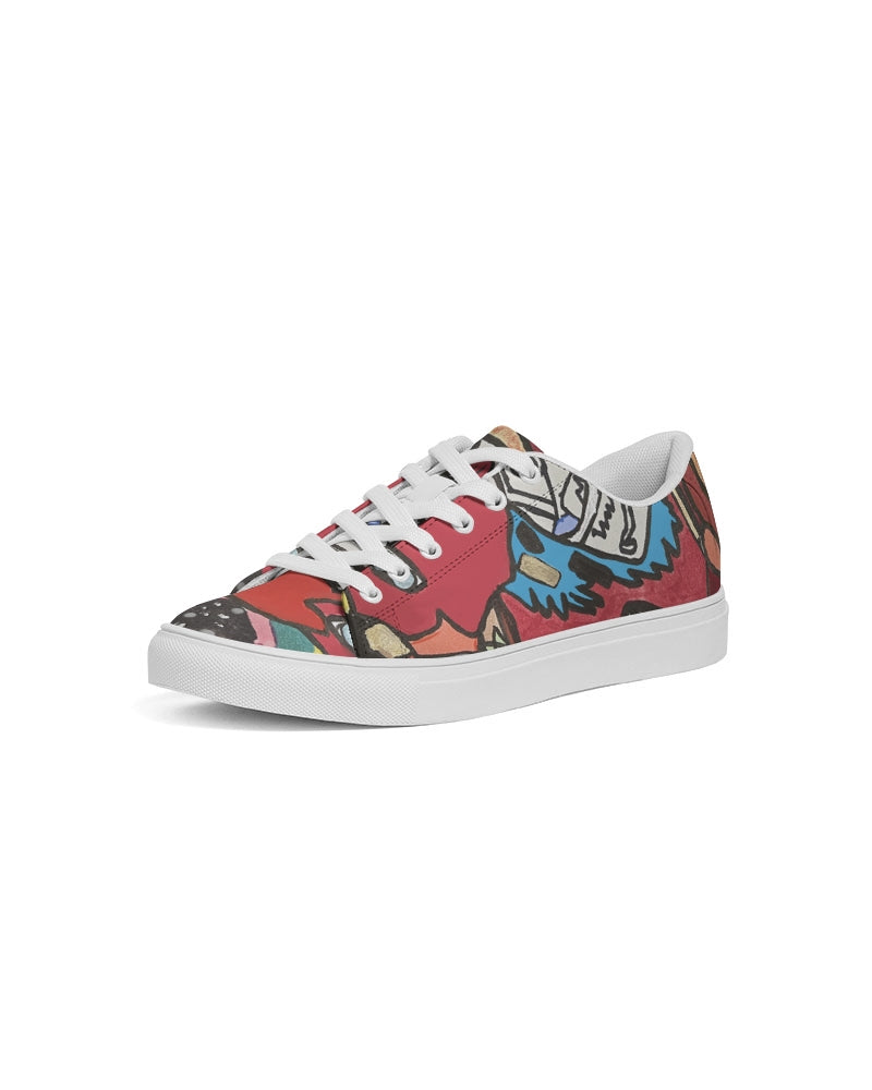 Luke Johnson Designs Women's Faux-Leather Sneaker