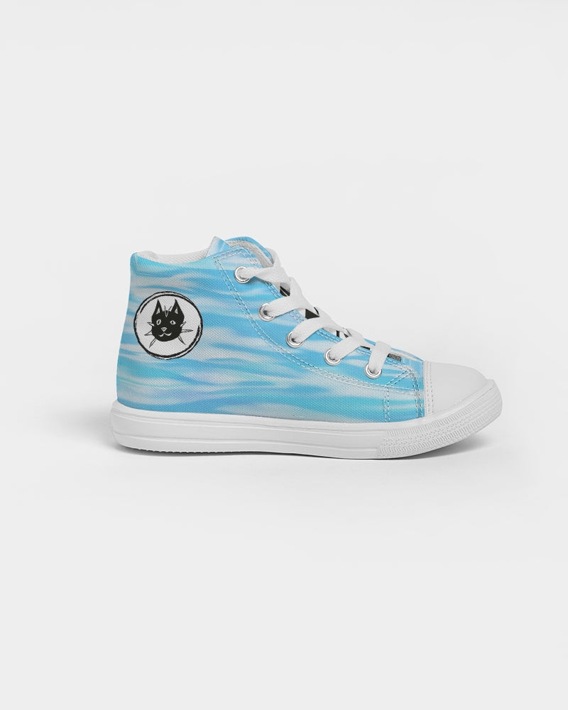 cats, Laguna Beach, high top sneakers, kids high top sneakers, kicks, custom kicks, art, original design, autism, autism business, neurodiversity, sustainably sourced, art apparel, sneakers  Edit alt text