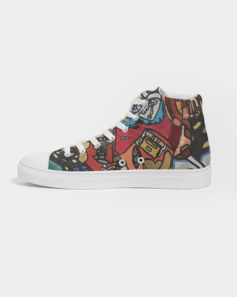 LJD Outer Limits Men's Hightop Canvas Shoes