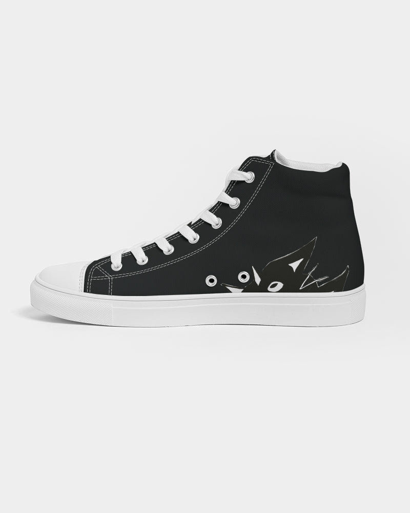 Sneakers, Autism, Art, Cats., Laguna Beach,. Black Converse-style, Custom design shoes, kicks, skate shoes, neurodiversity, art shoes  Edit alt text